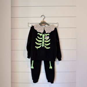 H&M girls skeleton set